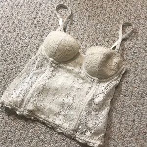 Sexy white corset - no flaws